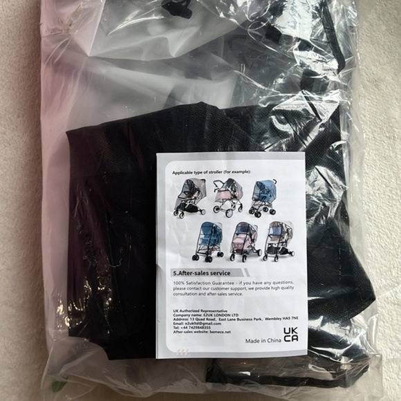 Protect Your Little One in Style:Introducing the bemece Baby Stroller Rain Cover - Picture 2 of 3